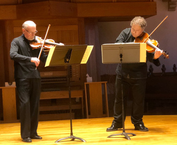 Michael Zaretsky and Victor Romanul performing on Andranik's intruments